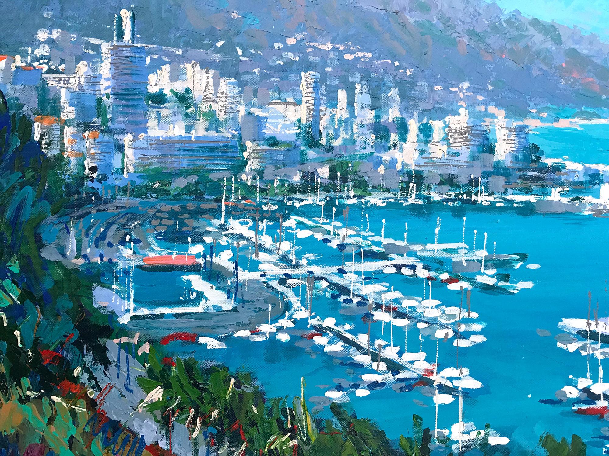 Monte Carlo, Monaco - Painting by Kerry Hallam