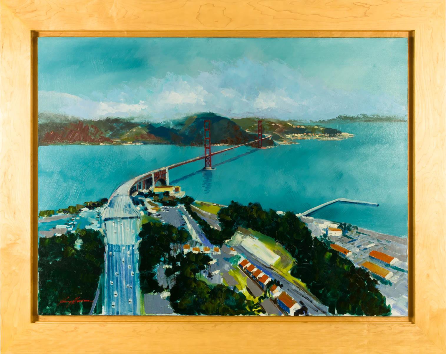 Kerry Hallam Landscape Painting - San Francisco Bay