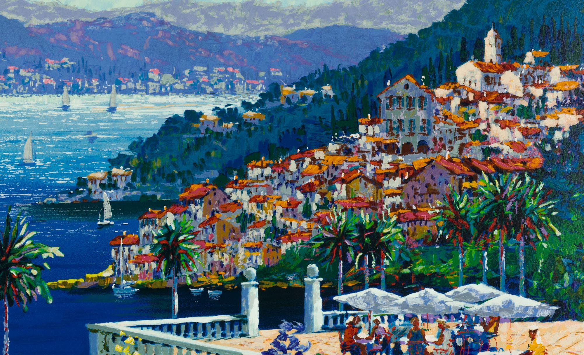 Coastal View è una serigrafia su carta, dimensioni dell'immagine 32 x 32 pollici, firmata 