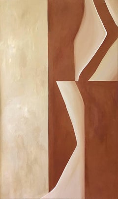 "Teenage Sculpture V" - Contemporary Abstract Paintings - Barbara Hepworth