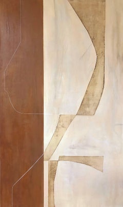 „Teenage-Skulptur VII“ – zeitgenössische abstrakte Gemälde – Barbara Hepworth