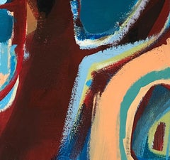 Effervescente - 21° secolo, Contemporaneo, Astratto vs Figurativo, Acrilico