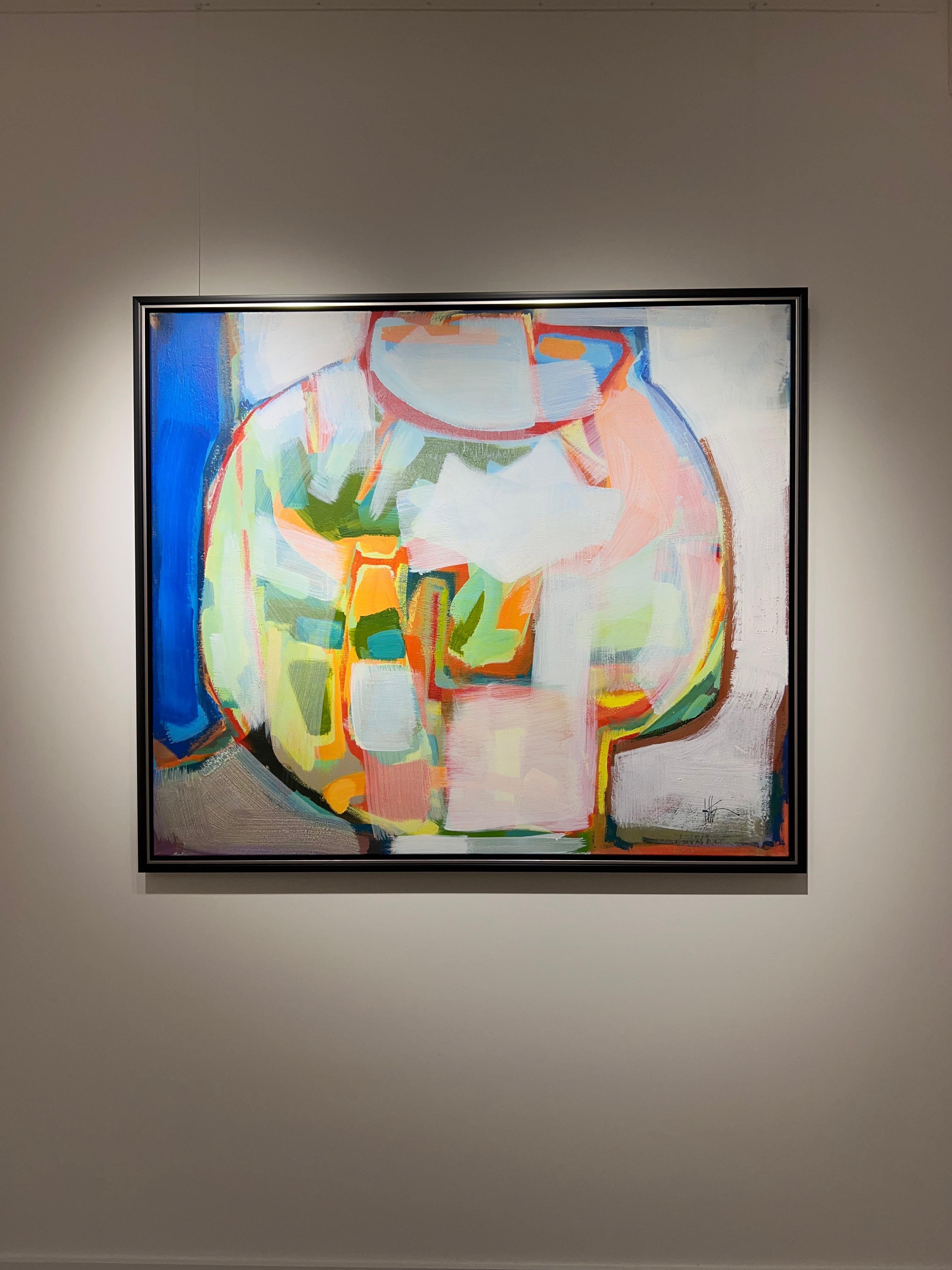 Roundabout - 21° secolo, Contemporaneo, Astratto vs Figurativo, Acrilico - Painting di Kerry Horne