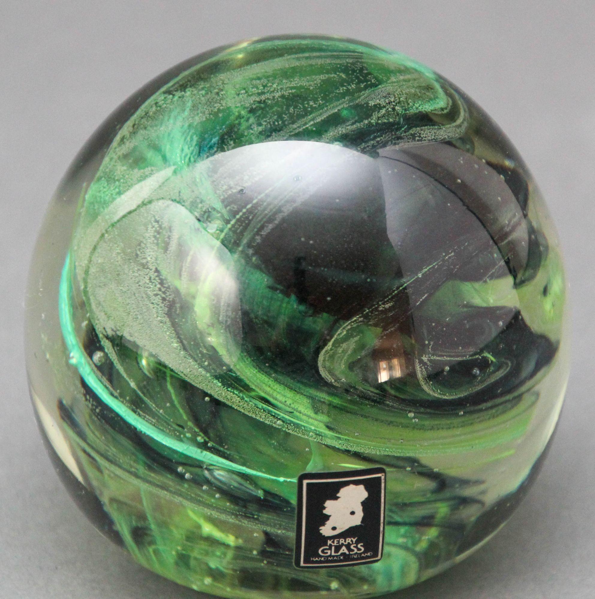 kerry glass paperweight