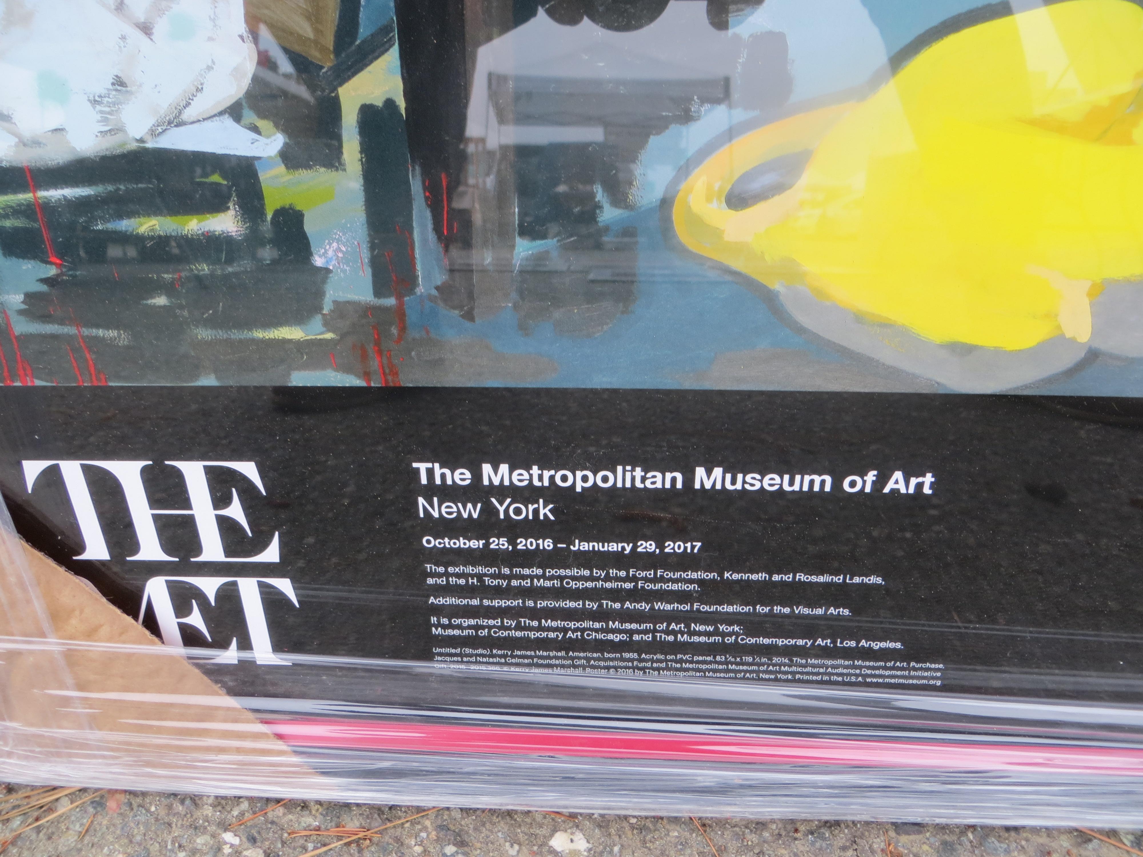 Kerry James Marshall: Poster della mostra Mastry Art Museum NY 3