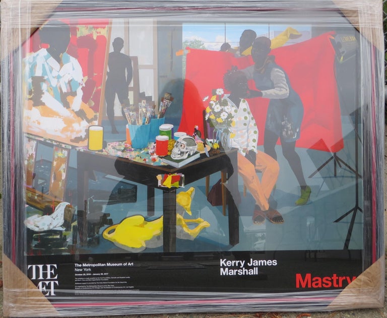 Kerry James Marshall: Mastry exhibition poster Art Museum NY at 
