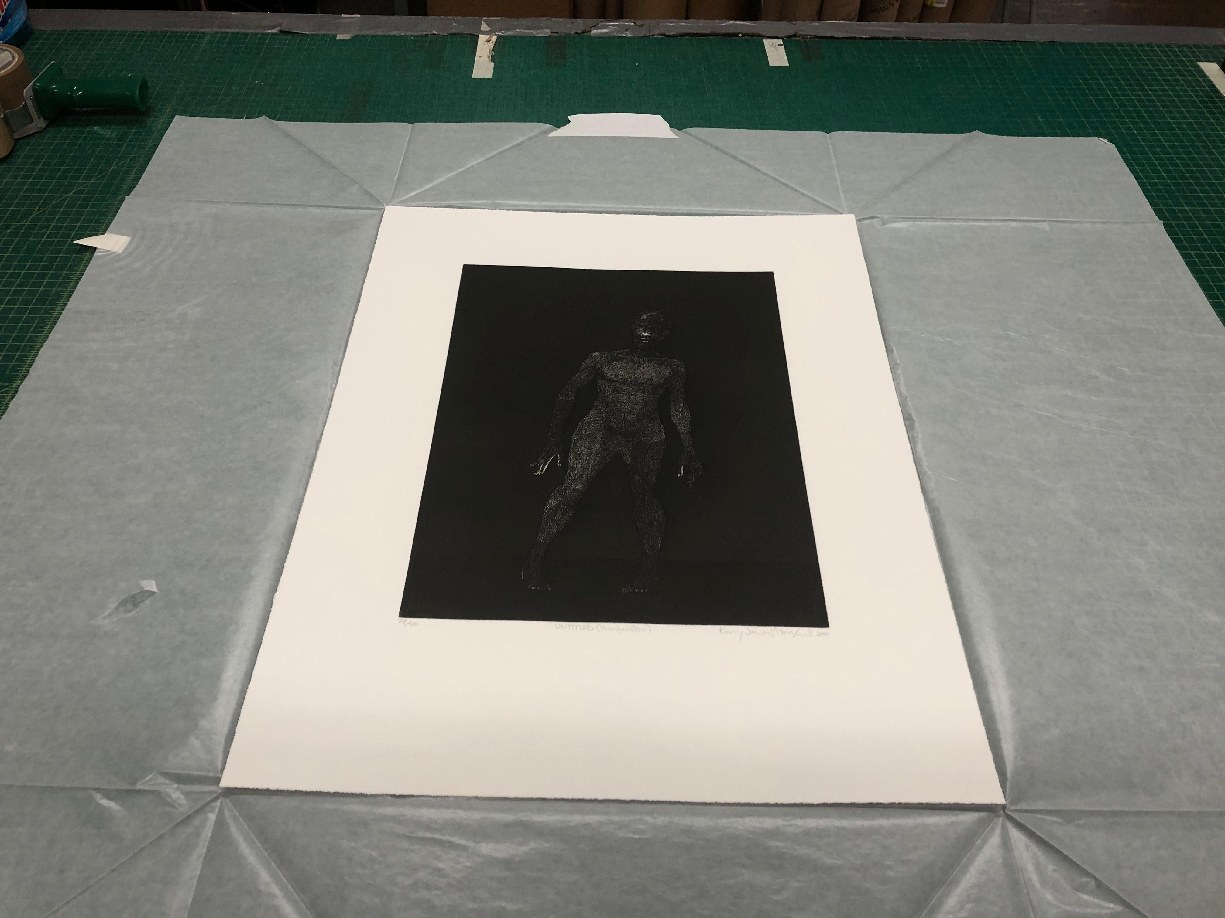 KERRY JAMES MARSHALL Untitled (Frankenstein), 2010 - Hand-Signed - Contemporary Print by Kerry James Marshall