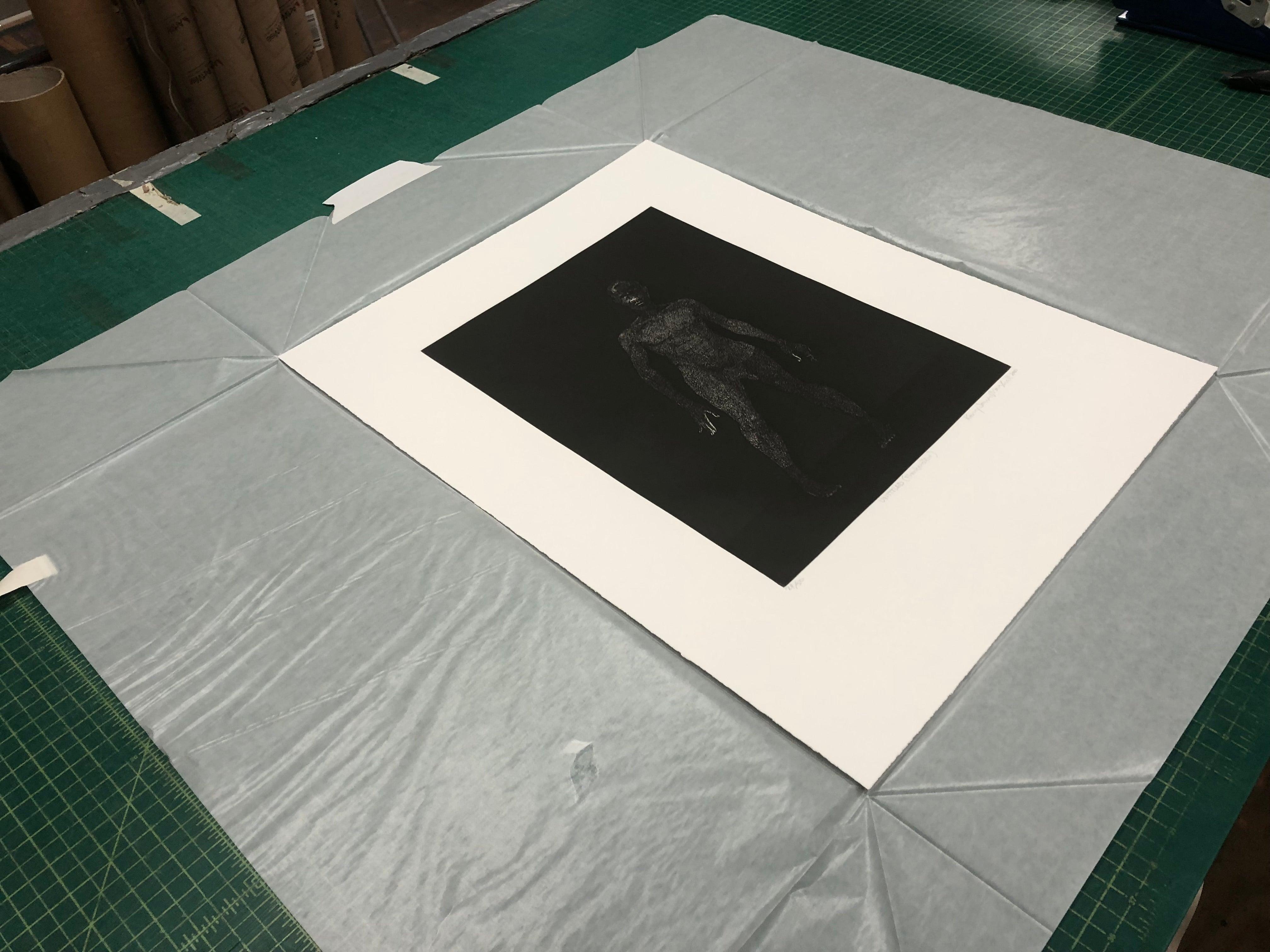 KERRY JAMES MARSHALL Untitled (Frankenstein), 2010 - Hand-Signed For Sale 2