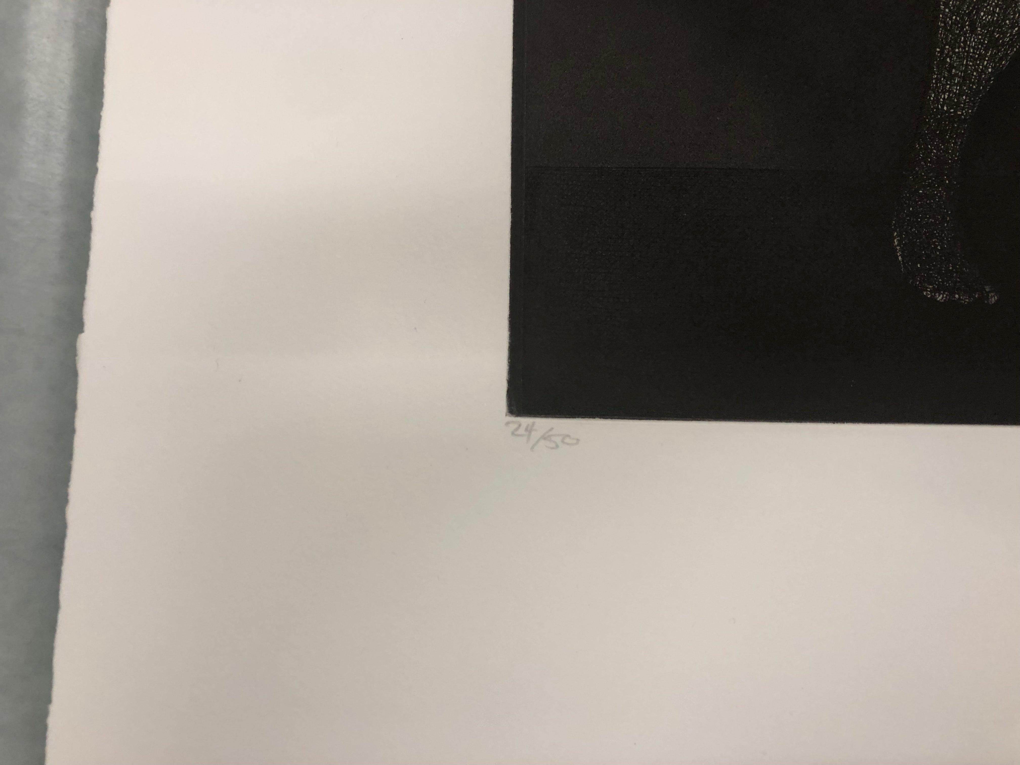 KERRY JAMES MARSHALL Untitled (Frankenstein), 2010 - Hand-Signed For Sale 3