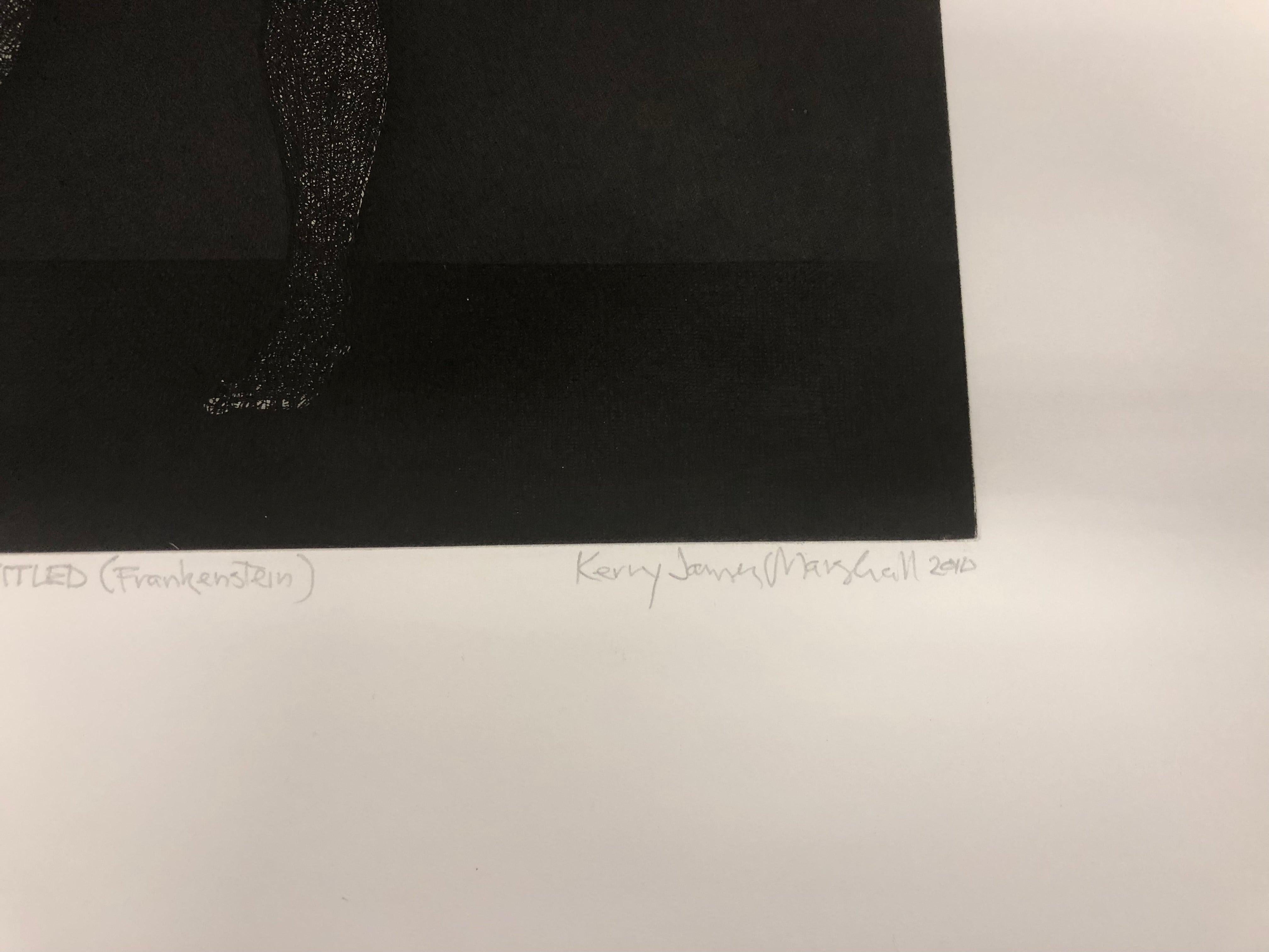 KERRY JAMES MARSHALL Untitled (Frankenstein), 2010 - Hand-Signed For Sale 5