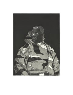 Kerry James Marshall-Ohne Titel (Handsome Young Man)-24,5" x 19"-Etching-2010