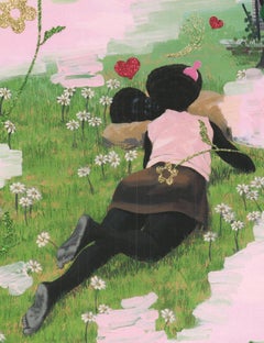 Kerry James Marshall 'Vignettes: Vignette #14 (La La La)' 2025