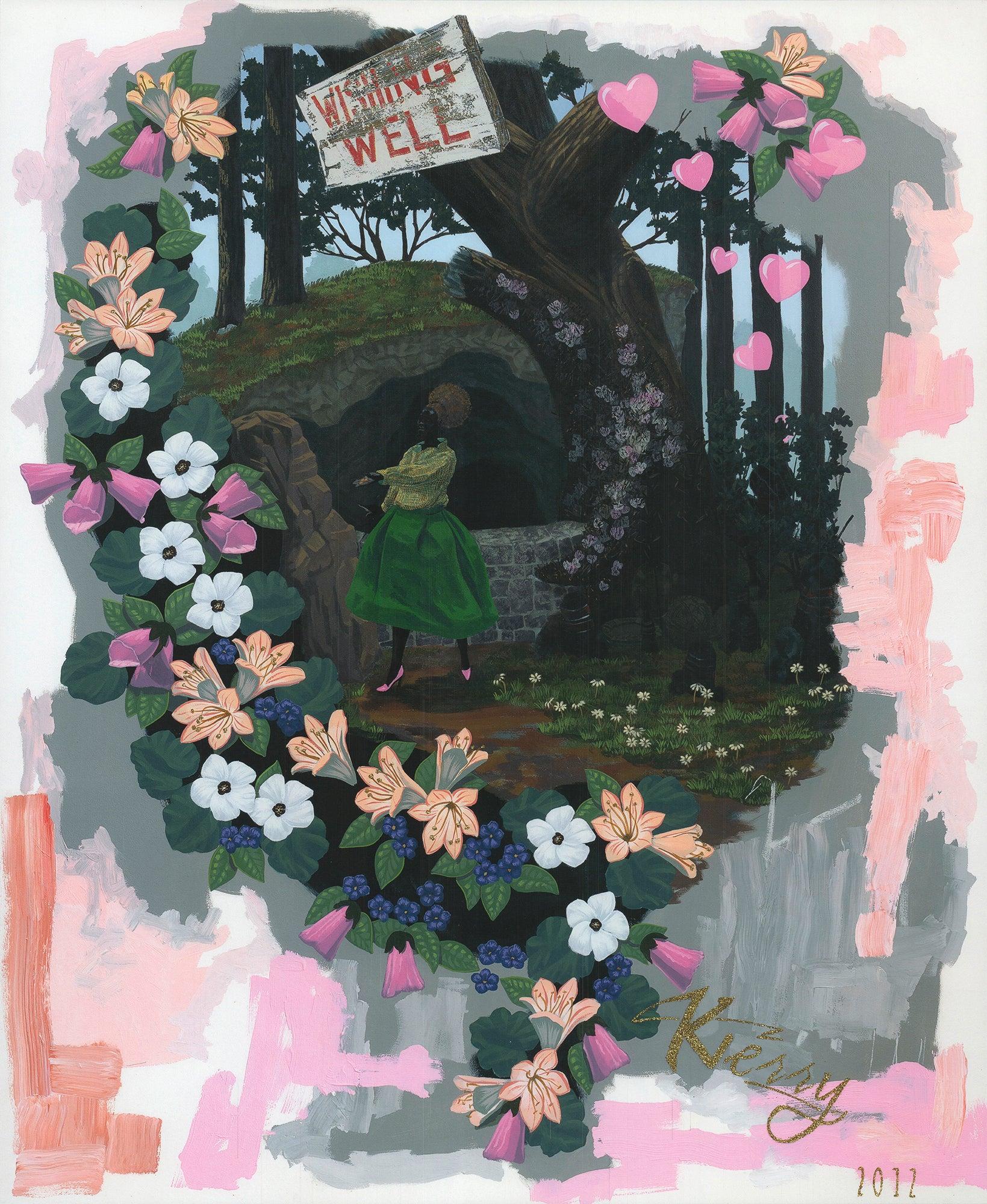 Kerry James Marshall 'Vignettes: Vignette (Wishing Well)' 2025