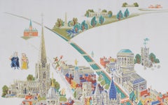 Dublin original vintage British Railways poster by Kerry Lee