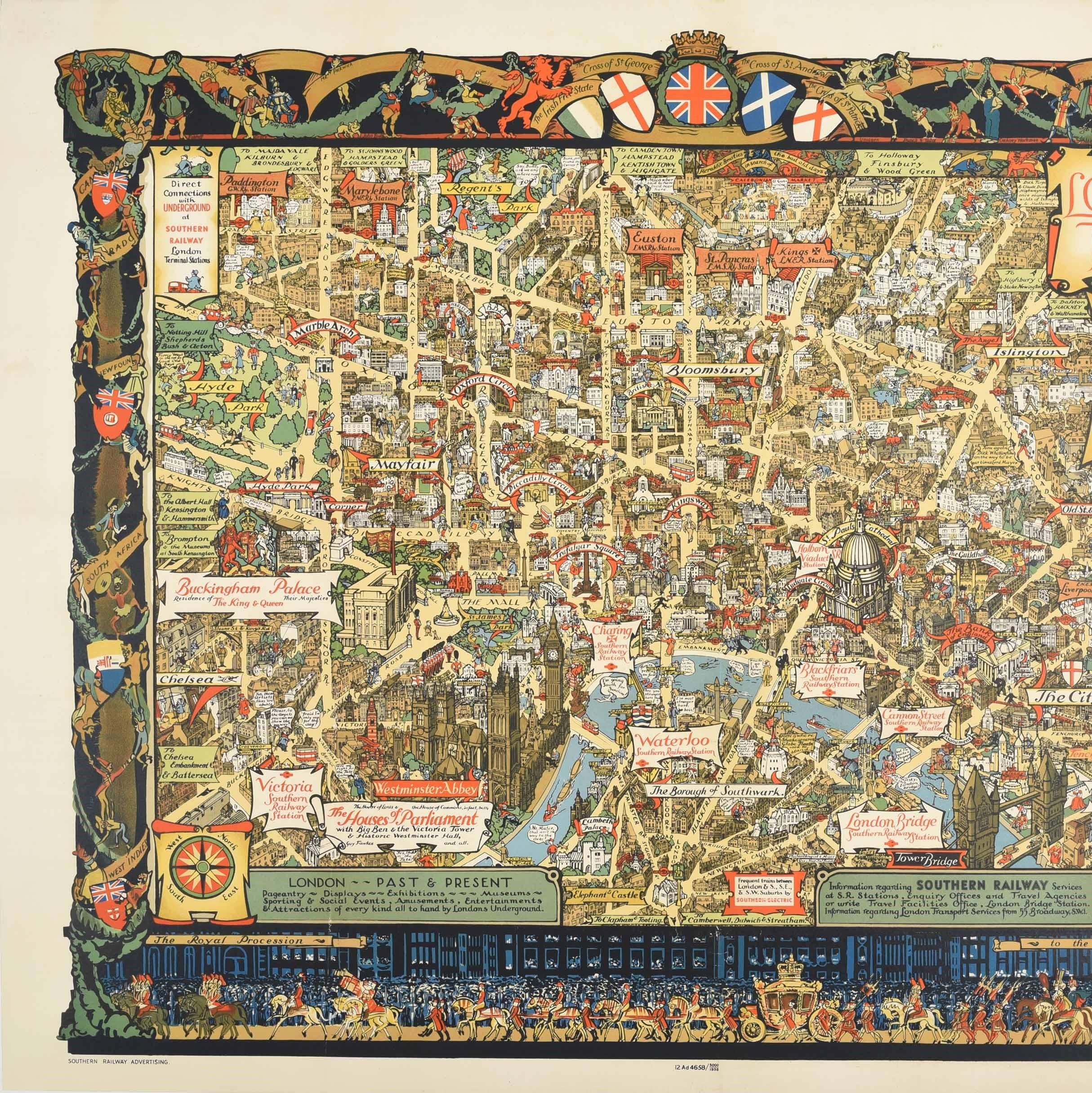 southern railway map london