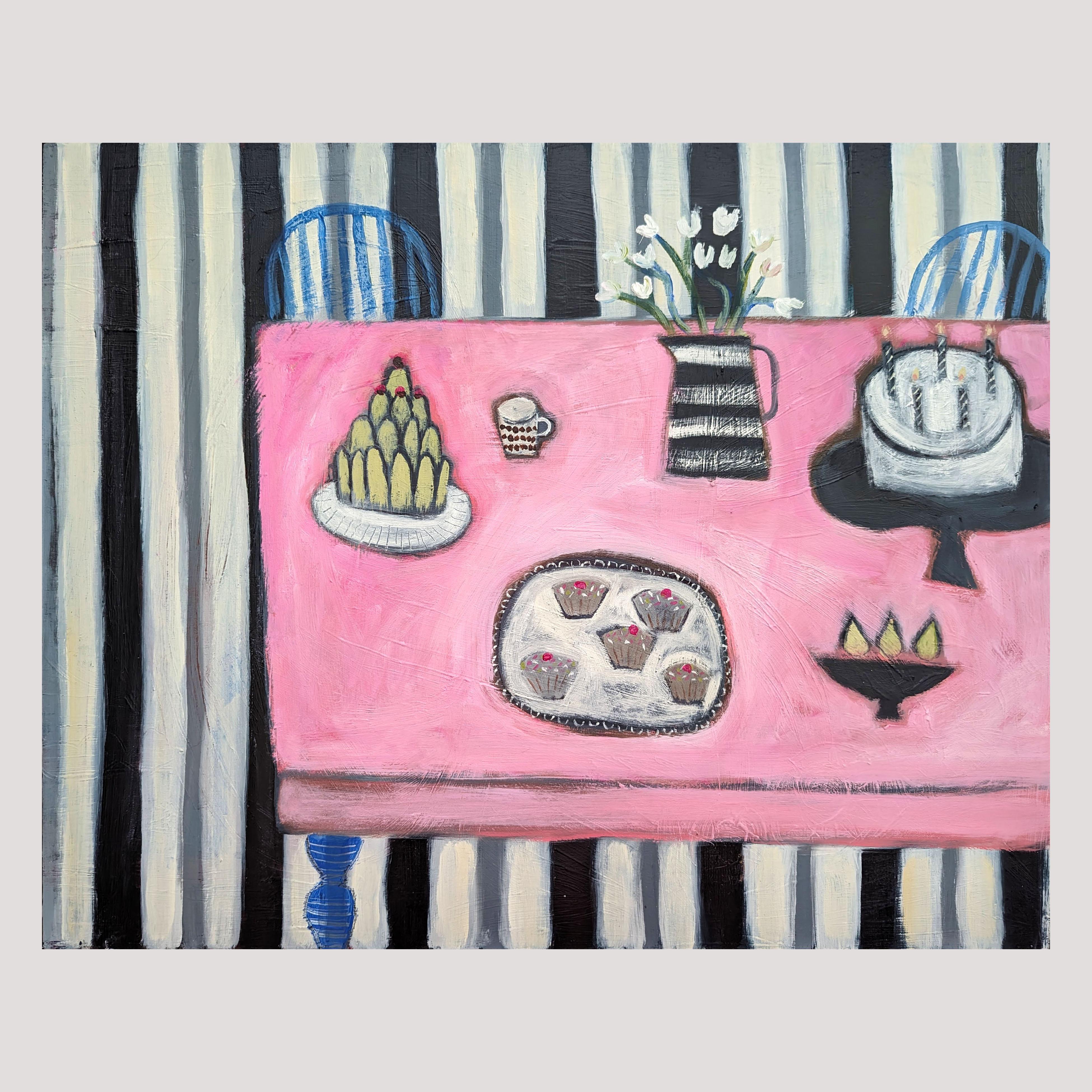 A Celebration, Original Painting, Contemporary, Food, Still Life  For Sale 2