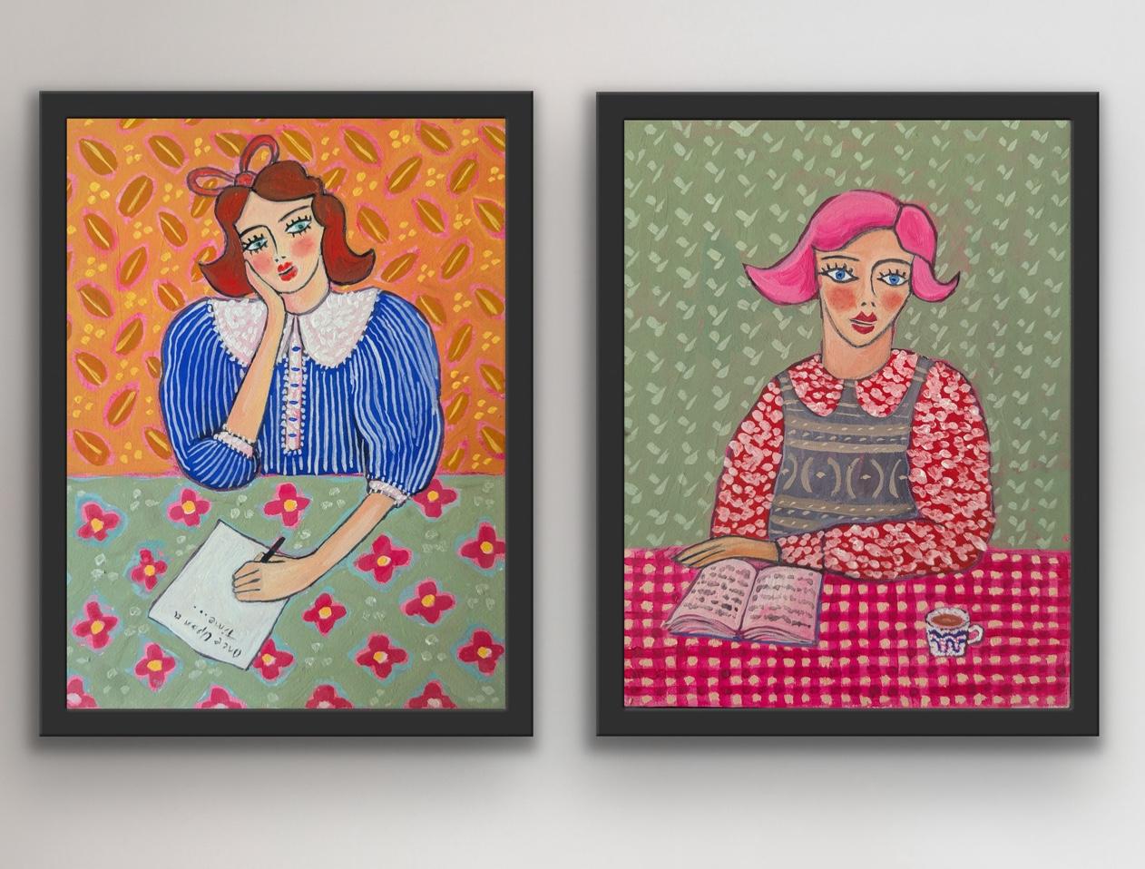 Daydream Believer & Once Upon a Time... , diptych, still-life, contemporary