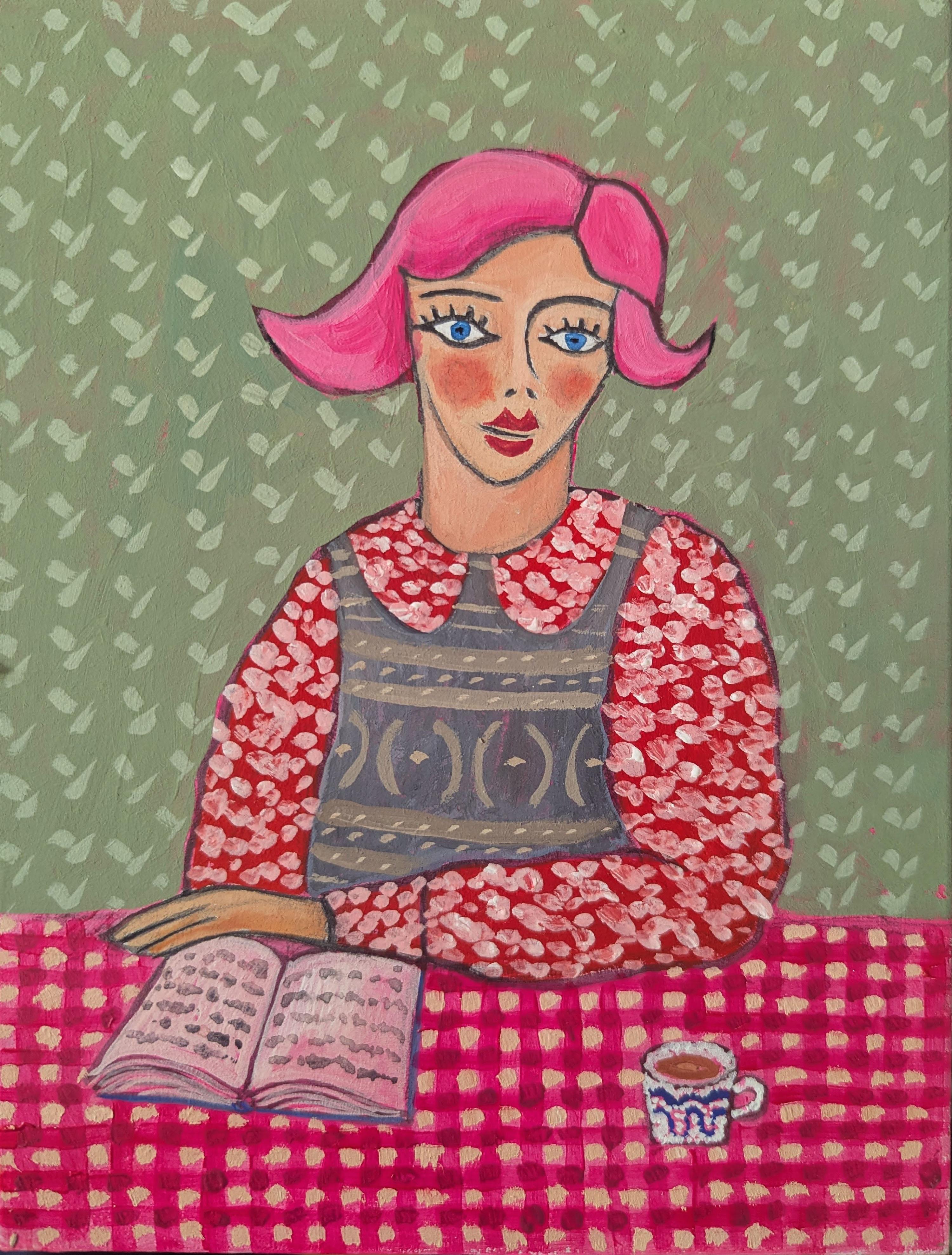 Kerry Louise Bennett Portrait Painting - Daydream Believer, still-life, contemporary, original