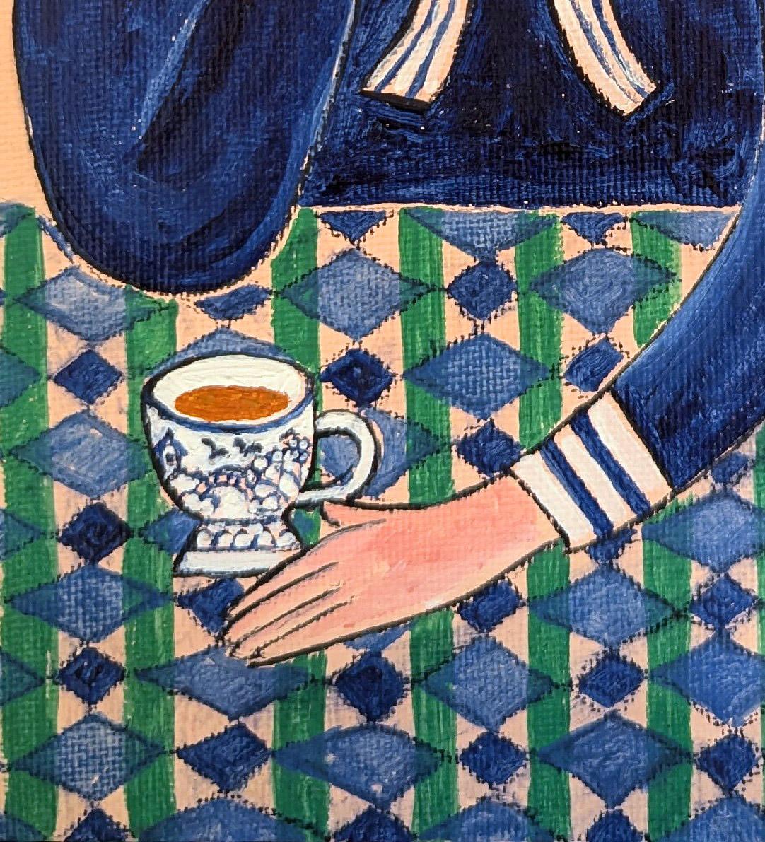 Hello Sailor, quadro originale, contemporaneo, figurativo, arte moderna 1