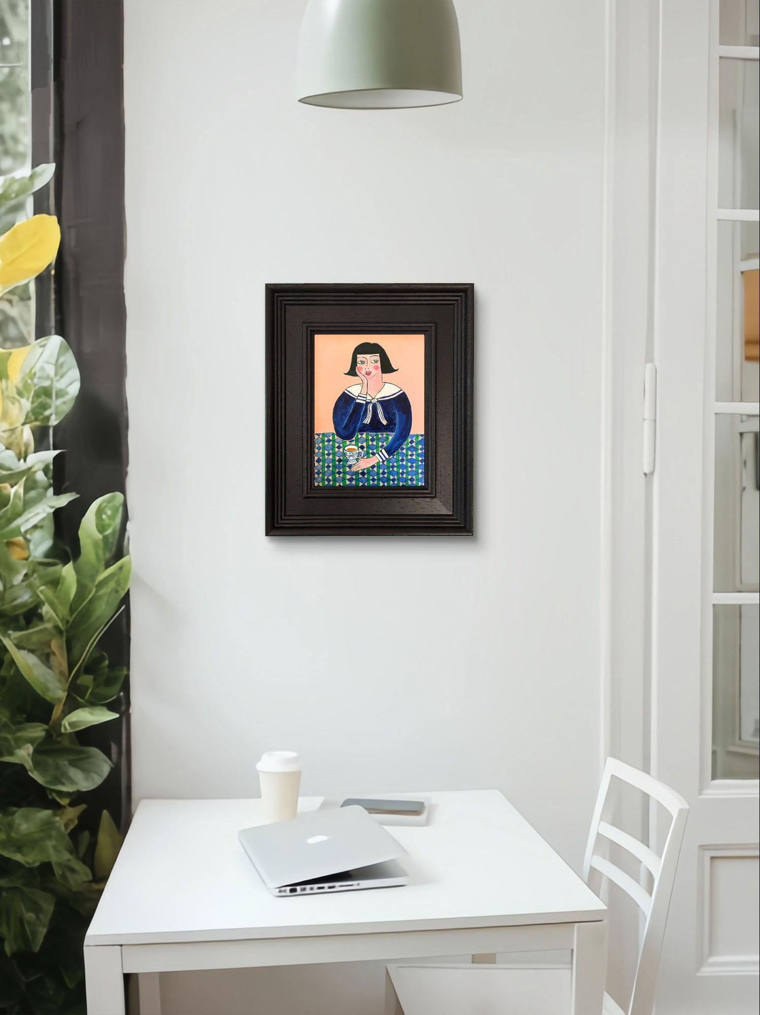Hello Sailor, quadro originale, contemporaneo, figurativo, arte moderna 6