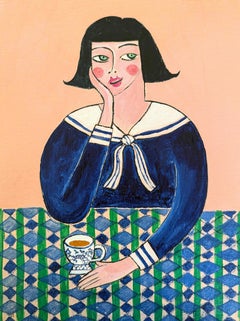 Hello Sailor, quadro originale, contemporaneo, figurativo, arte moderna