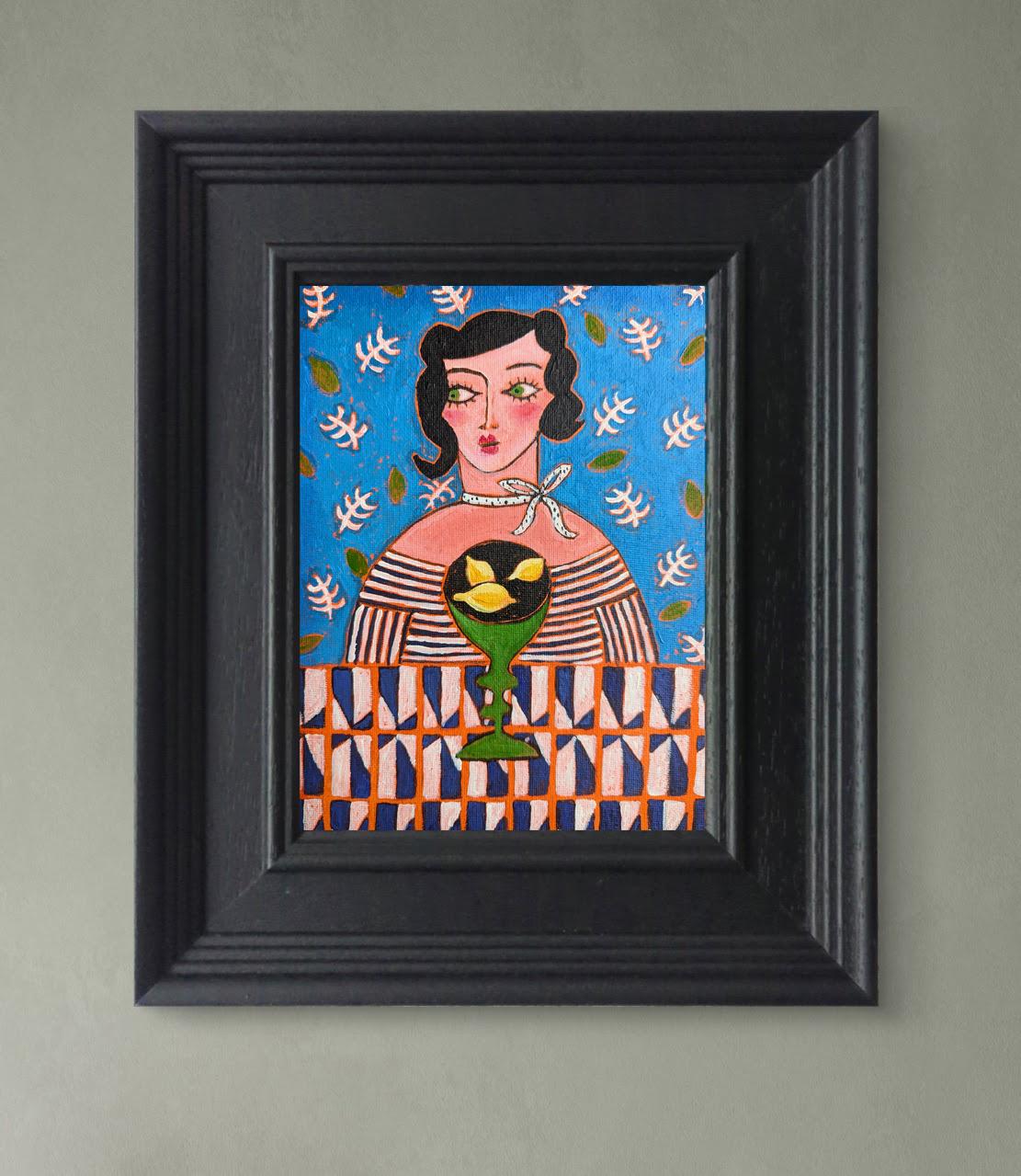 Un nouveau portrait de la série Petite Portraits de Kerry Louise Bennett qui reflète avec douceur ces moments amusants et doux-amers (que nous connaissons tous), et qui célèbre un sens de la résilience féminine. Une émeute de couleurs et de motifs