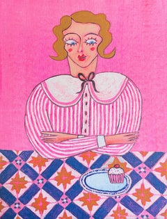 Life is Sweet, original painting, portrait, contemporary art