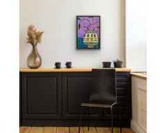 Throwing Some Shapes I Acrylic on Canvas Painting by Kerry Louise Bennett, 2022