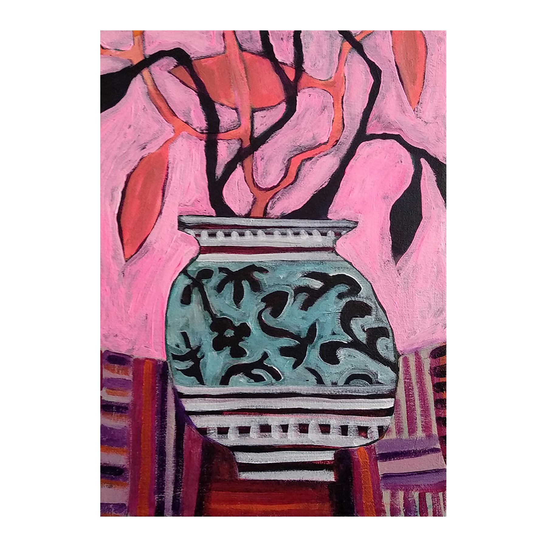 Kerry Louise Throwing Some Shapes III Acrylic on Canvas