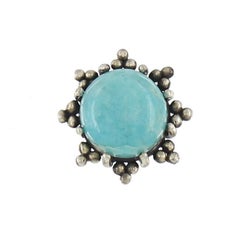 Kerry MacBride Silver and Amazonite Earrings