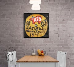 Bee Gees - Saturday Night Fever (Grammy, Album Art, Music, Iconic, Disco)