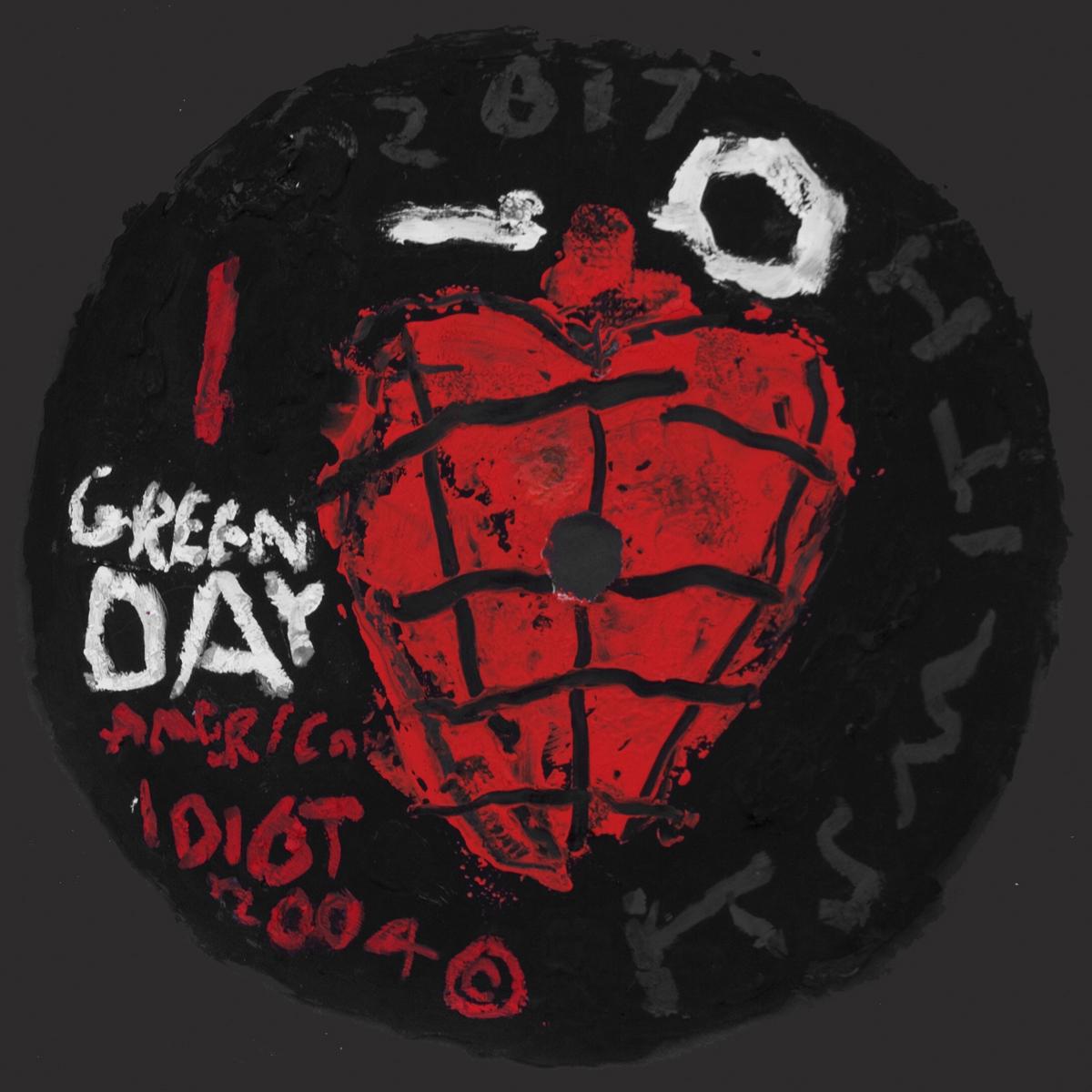 Kerry Smith Abstract Painting - Green Day - American Idiot (Record Label, Pop Art, Setlists, Grammy)