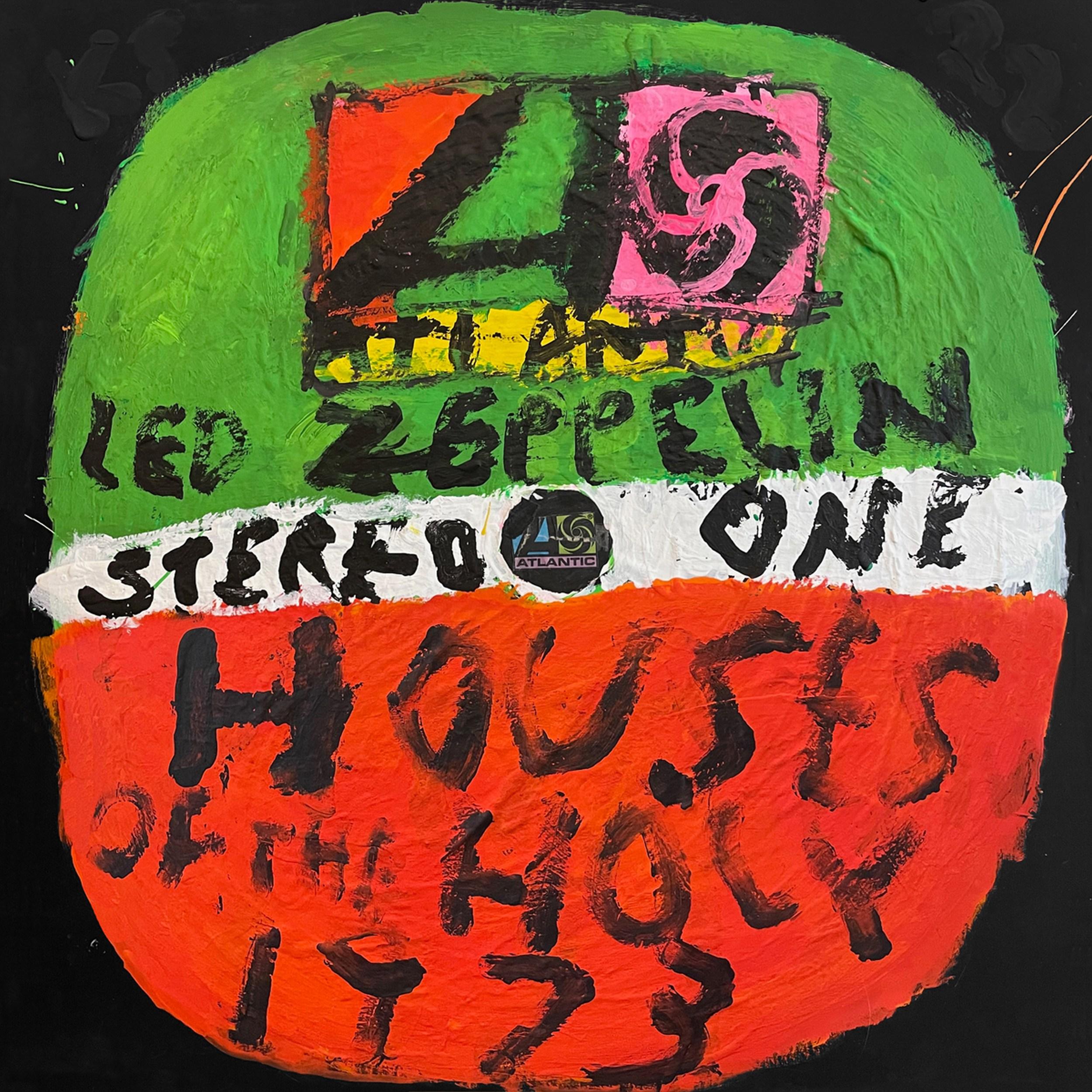 Kerry Smith Figurative Painting - Led Zeppelin - Houses Of The Holy (Grammy, Album Art, Iconic, Rock and Roll)