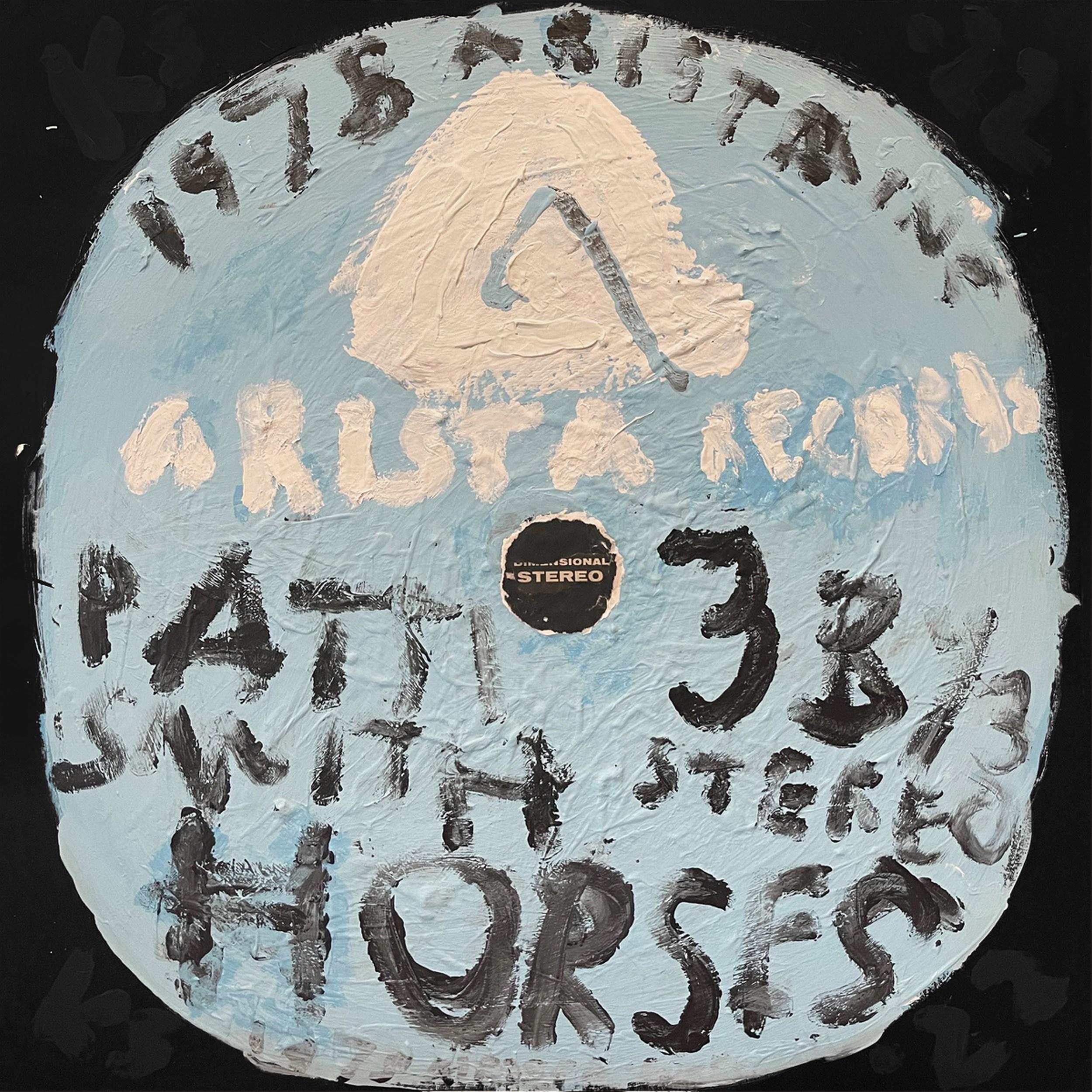 Kerry Smith Figurative Painting - Patti Smith - Horses (Grammy, Album Art, Iconic, Rock & Roll, Pop, Legend)