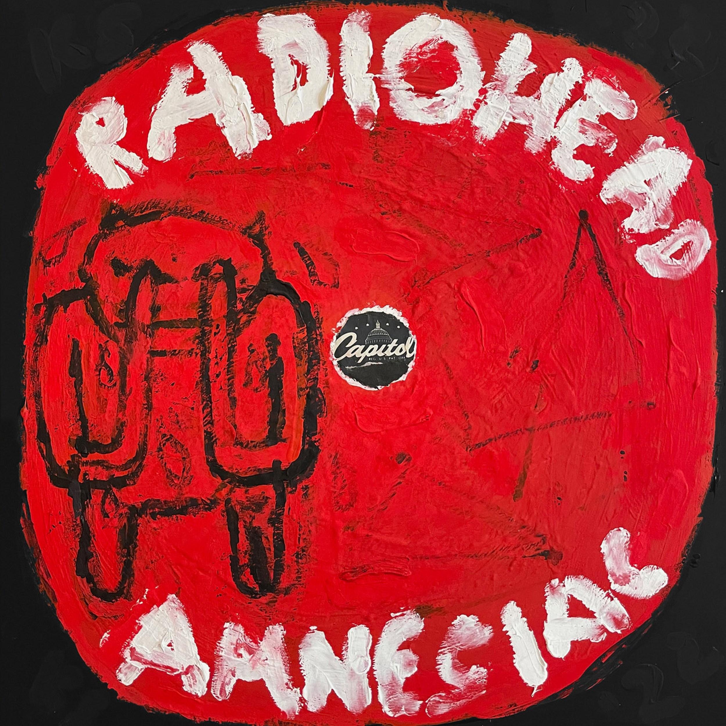 Kerry Smith Abstract Painting - Radiohead - Amnesiac (Grammy, Album Art, Iconic, Rock & Roll, Pop, Legend)