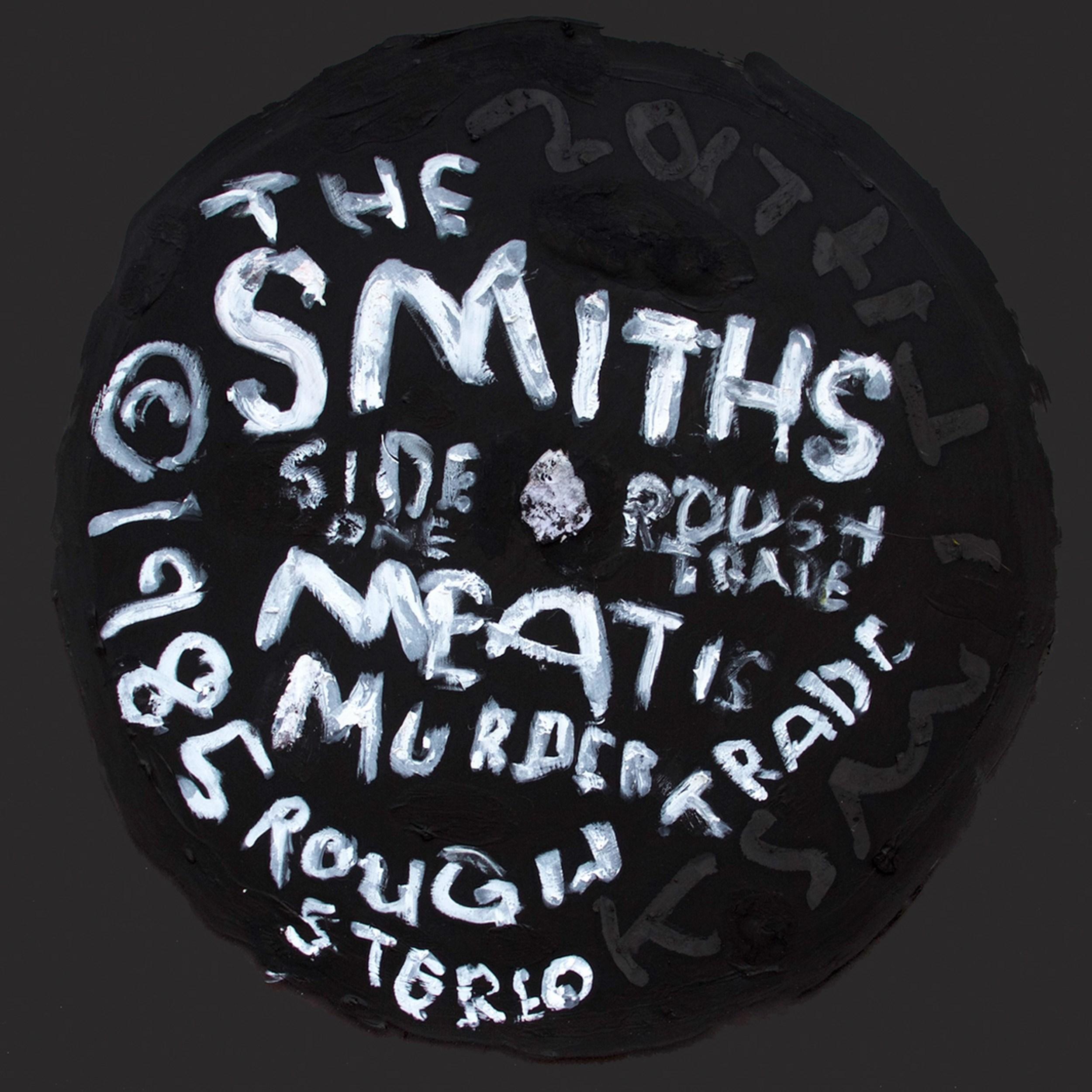 Kerry Smith Abstract Painting - The Smiths - Meat Is Murder (Record Label, Ticket Stubs, Setlists, Pop Art) 