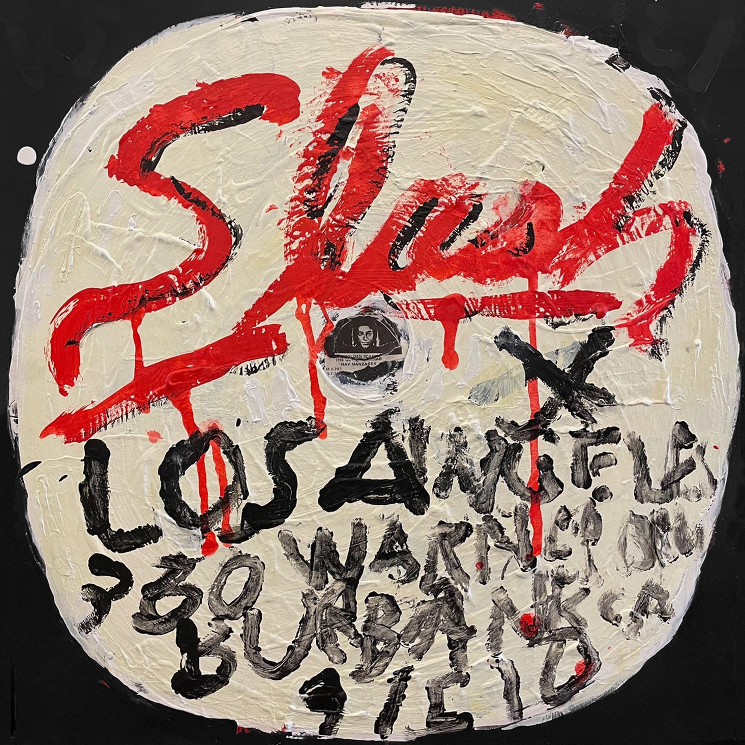 Figurative Painting di Kerry Smith - X - Los Angeles (Grammy, Album Art, Iconic, Music, Rock and Roll)