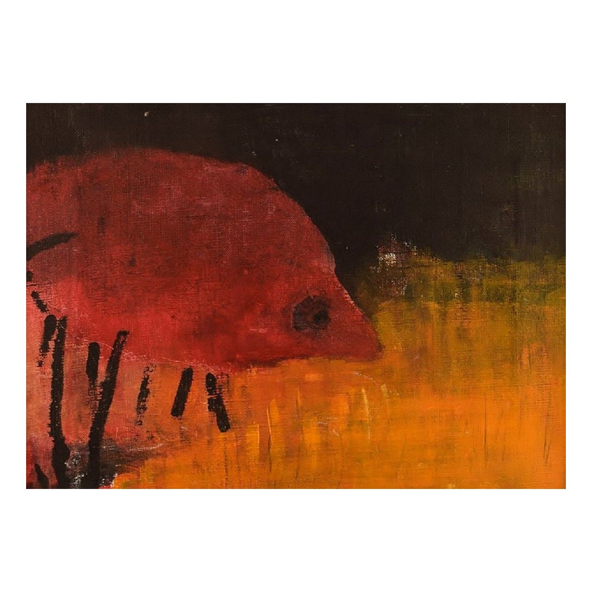 Kerstin Andersson, Listed Swedish Artist, Oil on Canvas, Dated 1995