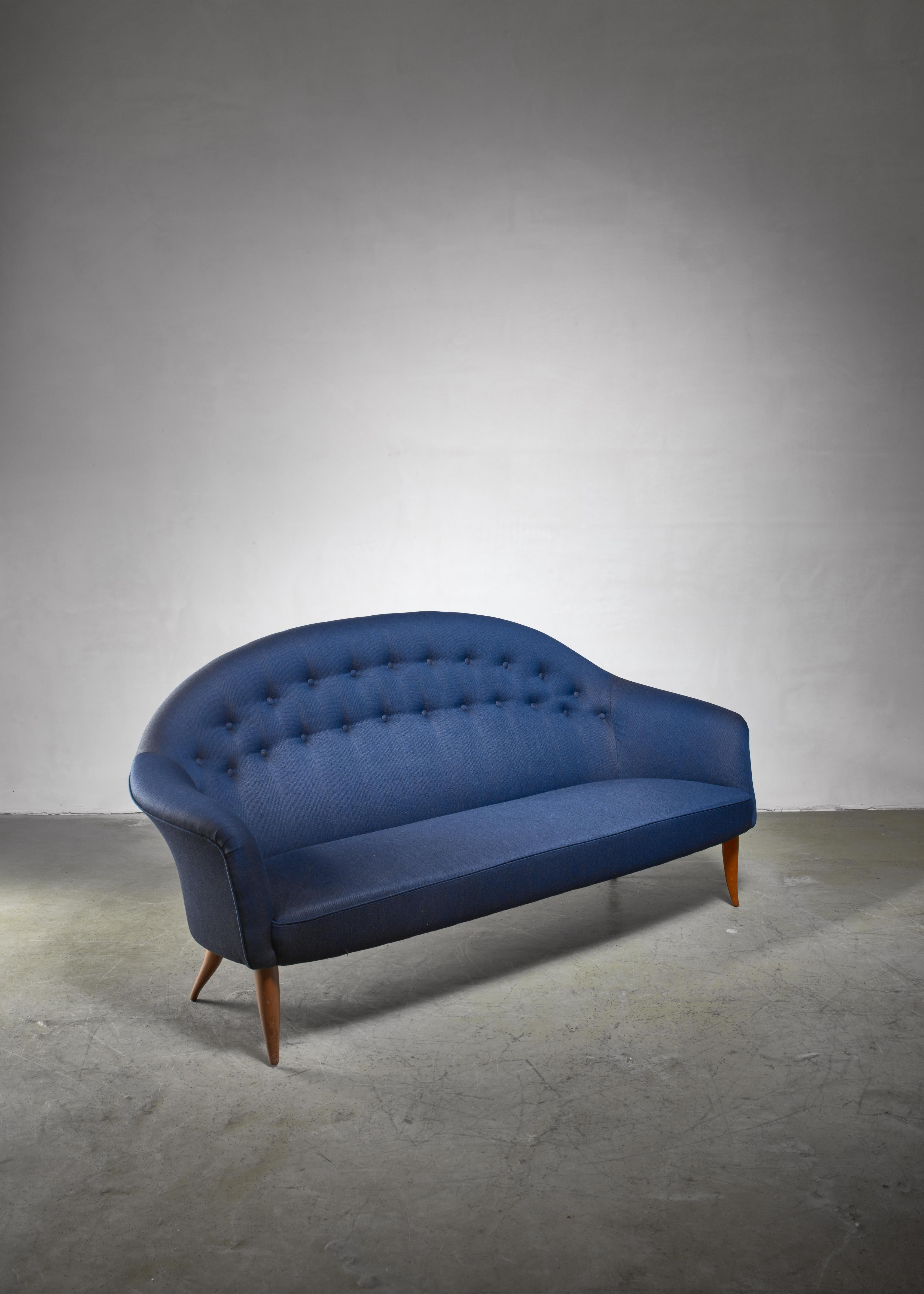 Scandinavian Modern Kerstin Holmquist 3 Seater Paradiset Sofa, Sweden, 1960s For Sale