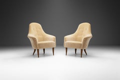 Fauteuils "Adam" de Kerstin Hörlin-Holmquist pour Nordiska Kompaniet, Suède années 1950