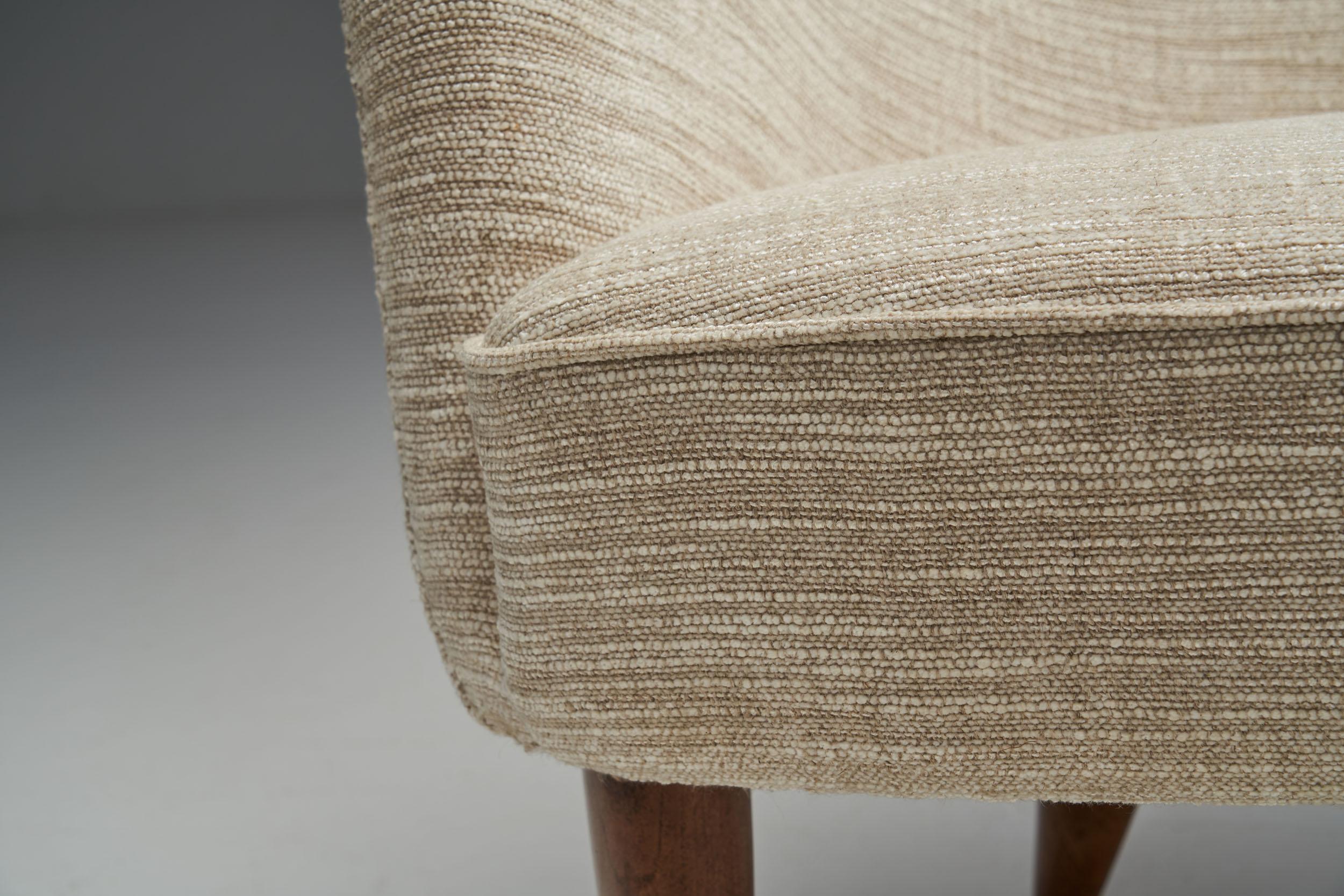 Kerstin Hörlin-Holmquist “Adam” Easy Chairs for Nordiska Kompaniet, Sweden 1950s For Sale 6