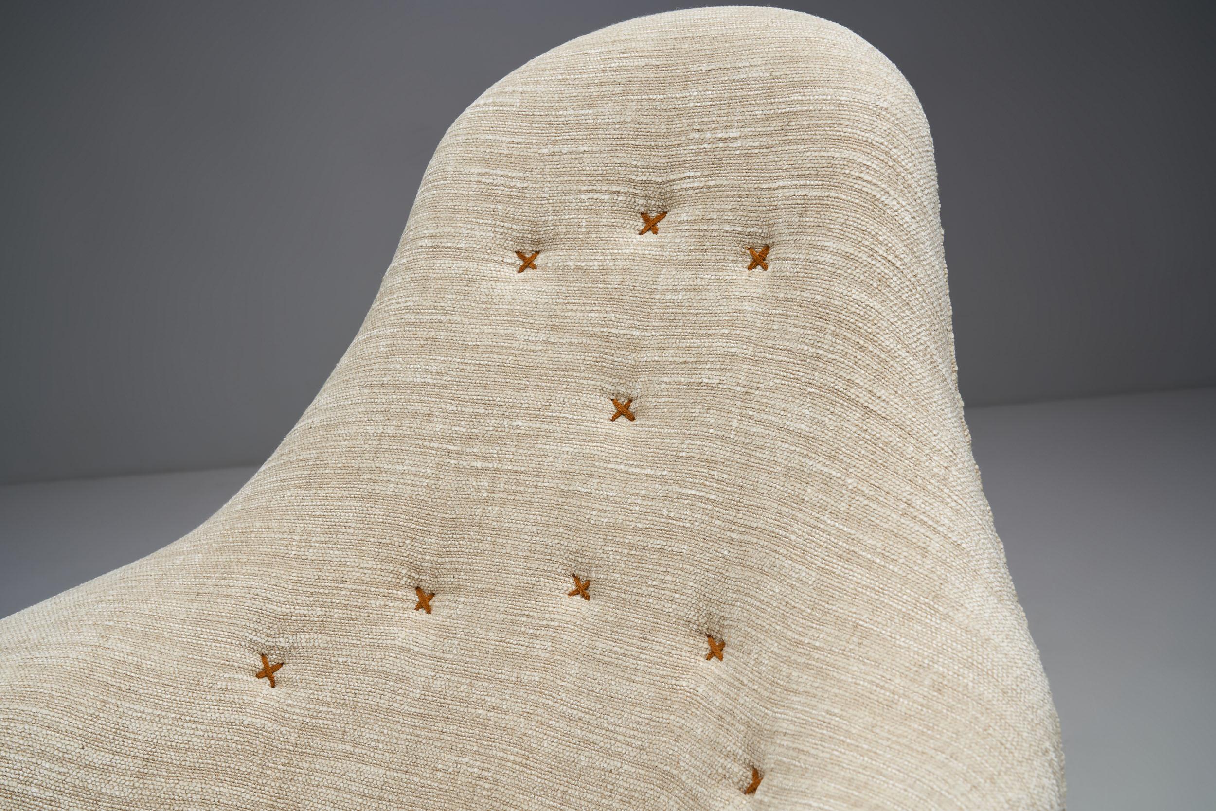 Kerstin Hörlin-Holmquist “Adam” Easy Chairs for Nordiska Kompaniet, Sweden 1950s For Sale 2