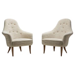 Kerstin Hörlin-Holmquist “Adam” Easy Chairs for Nordiska Kompaniet, Sweden 1950s