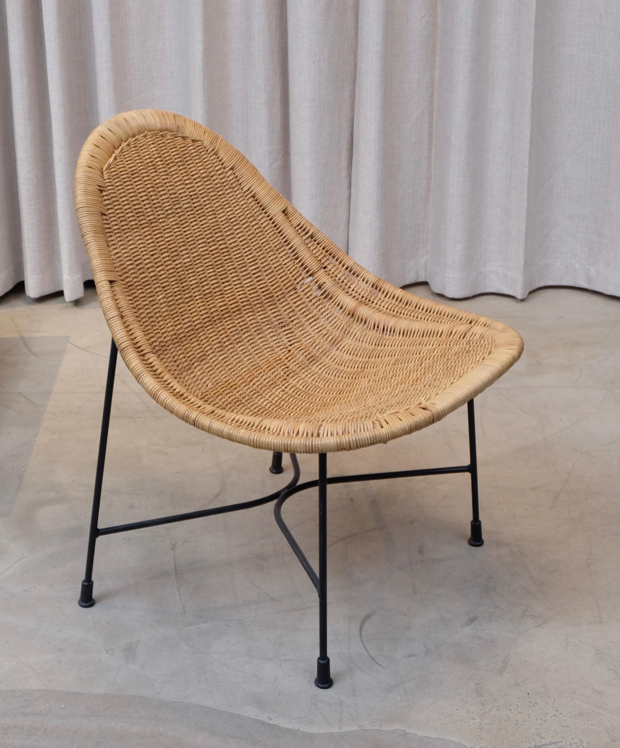 Leather Kerstin Hörlin-Holmquist Easy Chair Model 
