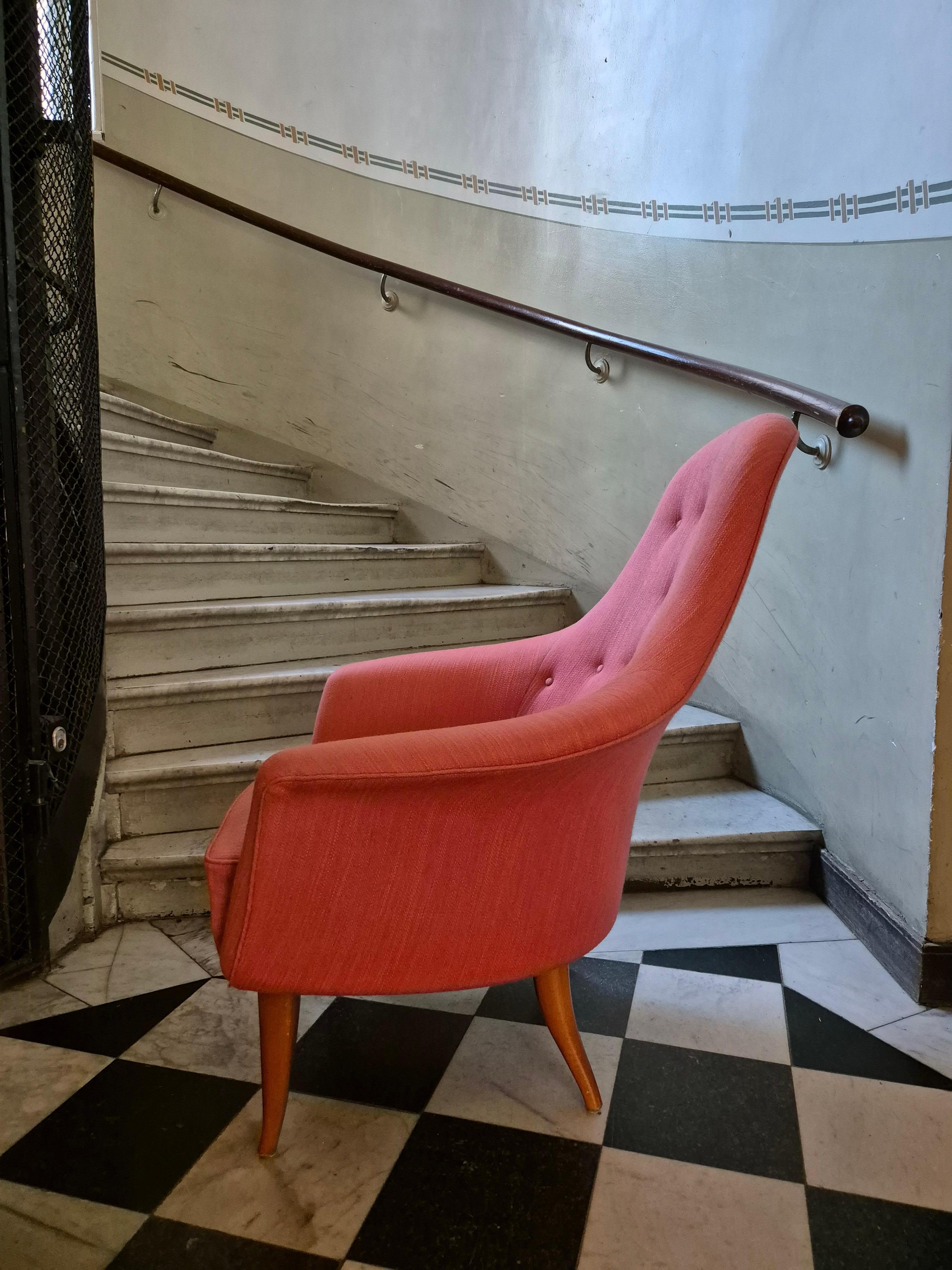 Kerstin Hörlin-Holmquist, easy chair Stor/Large Adam, NK, Scandinavian Modern For Sale 12