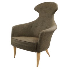 Kerstin Hörlin-Holmquist, "Eva" High Armchair, Sweden 1950s