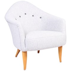 Kerstin Hörlin-Holmquist "Little Adam" Reupholstered Lounge Chair, 1950s