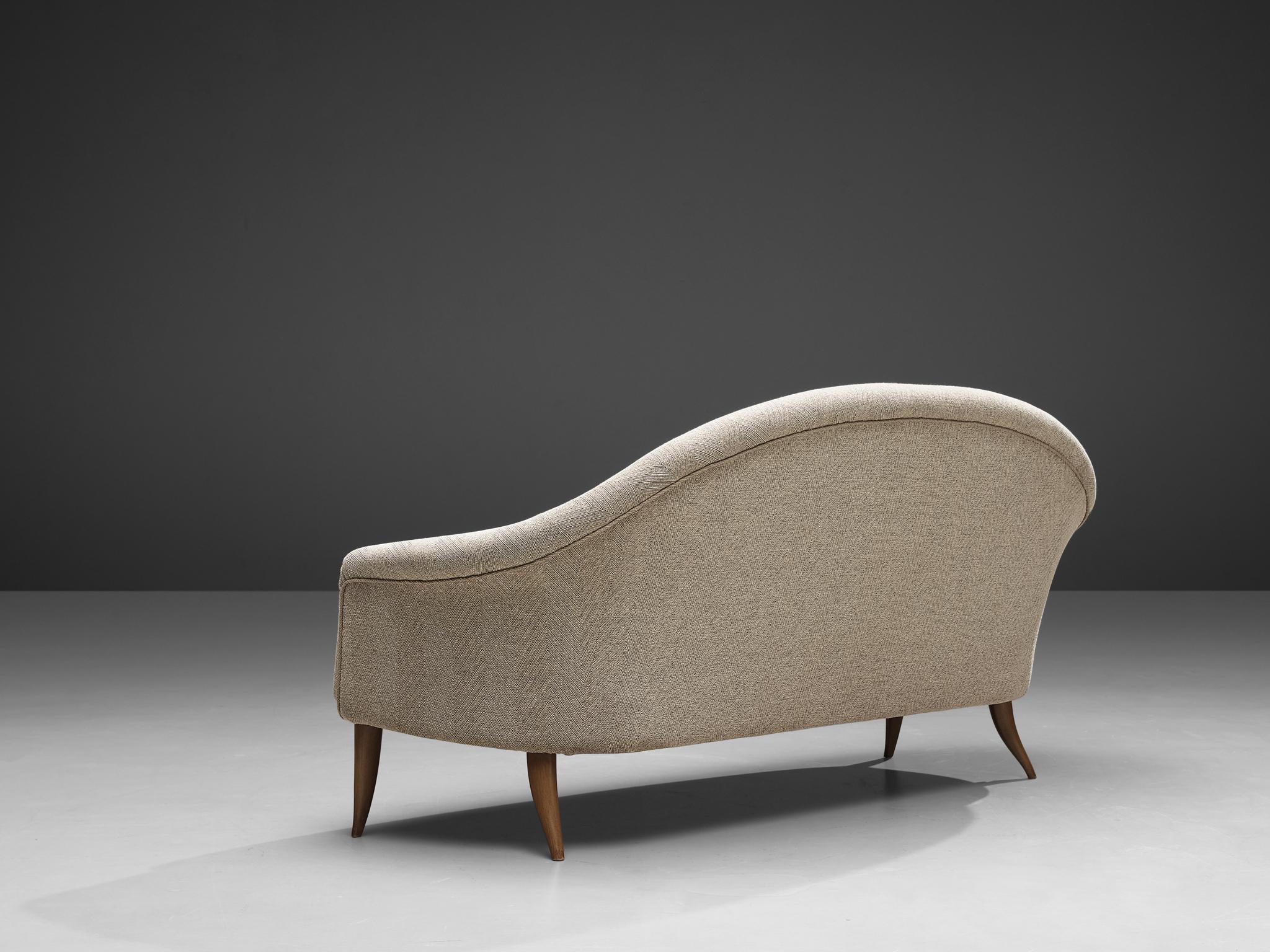 Fabric Kerstin Horlin-Holmquist 'Paradiset' Sofa in Off-White Upholstery