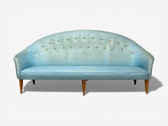 Kerstin Hörlin-Holmquist, Sofa, Beech, Fabric, Sweden, 1940s