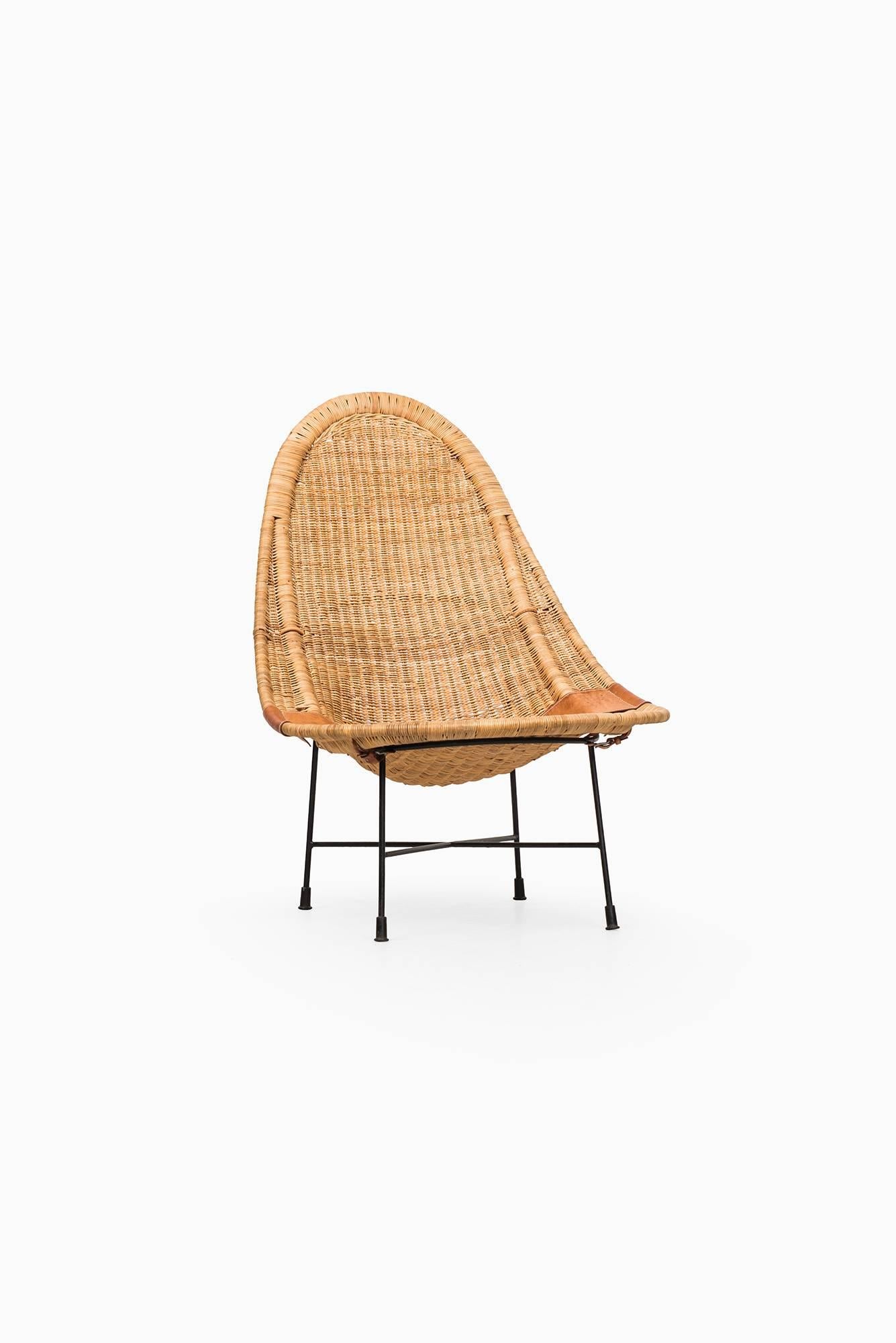 Swedish Kerstin Hörlin-Holmquist Stora Kraal Easy Chair by Nordiska Kompaniet in Sweden